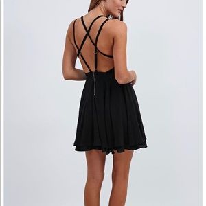 Black Mini Scarlett Dress - Kimchi Blue